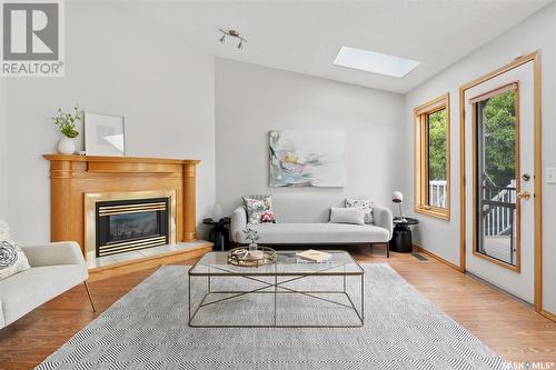 327 Steiger Way, Saskatoon, SK - Indoor Photo Showing Living Room With Fireplace