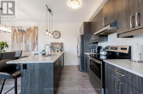 36 - 819 Kleinburg Drive, London, ON - Indoor Photo Showing Kitchen With Double Sink With Upgraded Kitchen