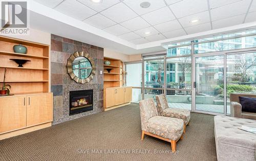 910 - 5 Marine Parade Drive, Toronto, ON - Indoor With Fireplace