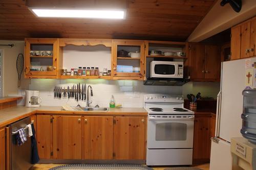 1794 Highway 6, Nakusp, BC - Indoor Photo Showing Kitchen With Double Sink