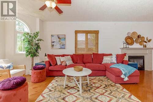 1102 Siesta Drive, Tiny, ON - Indoor Photo Showing Living Room With Fireplace