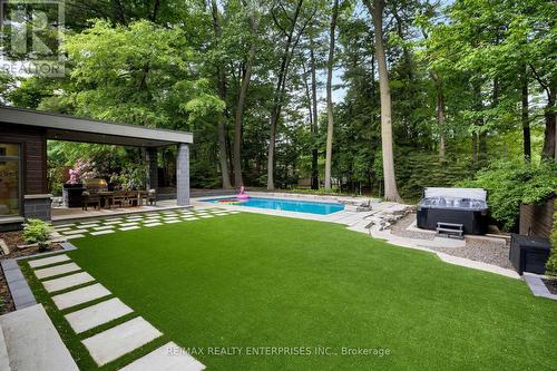 267 Kenollie Avenue, Mississauga, ON - Outdoor With In Ground Pool With Backyard