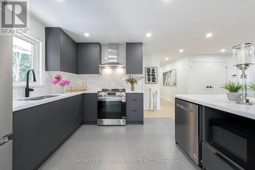 4206 19Th Avenue, Markham, ON - Indoor Photo Showing Kitchen With Double Sink With Upgraded Kitchen