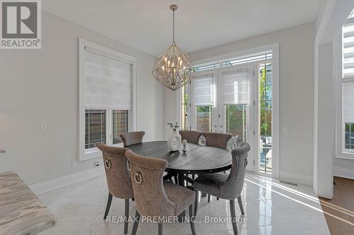 105 Chesney Cres, Vaughan, ON - Indoor Photo Showing Dining Room With Fireplace