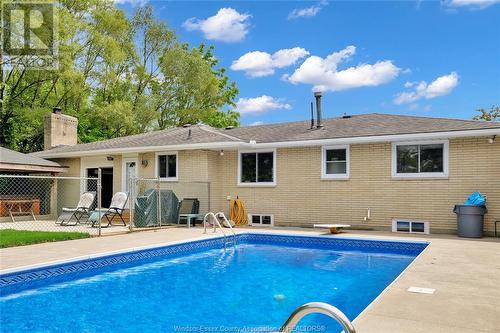2720 Bouffard, Lasalle, ON - Outdoor With In Ground Pool With Deck Patio Veranda
