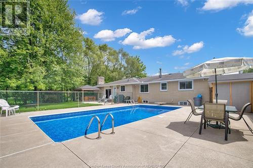 2720 Bouffard, Lasalle, ON - Outdoor With In Ground Pool With Deck Patio Veranda With Backyard