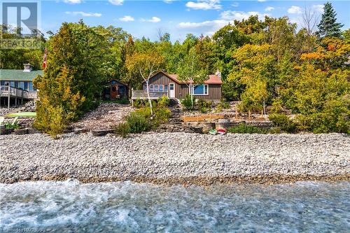 1132 Dyers Bay Road, Miller Lake, ON - Outdoor With Body Of Water