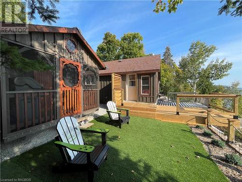 1132 Dyers Bay Road, Miller Lake, ON - Outdoor With Deck Patio Veranda With Exterior