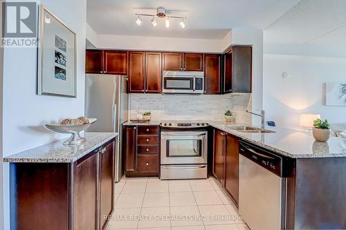 311 - 60 Via Rosedale, Brampton, ON - Indoor Photo Showing Kitchen With Double Sink With Upgraded Kitchen