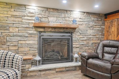 1180 Field Drive, Milton, ON - Indoor Photo Showing Living Room With Fireplace