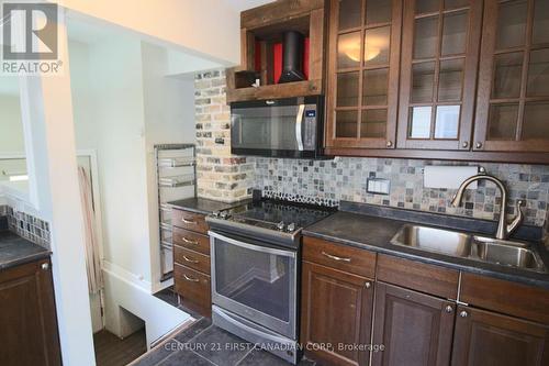 171 Giles Street, London, ON - Indoor Photo Showing Kitchen With Double Sink