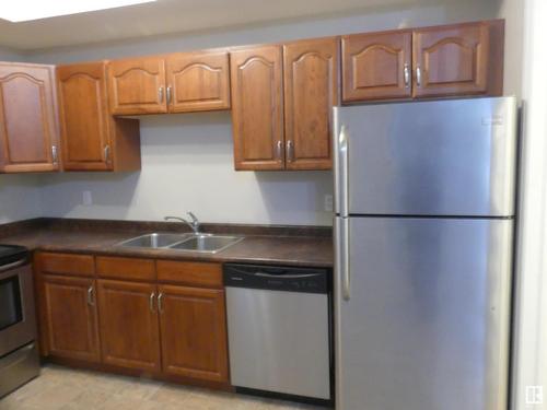 10603 107 Av Nw, Edmonton, AB - Indoor Photo Showing Kitchen With Double Sink