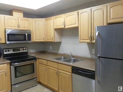 10603 107 Av Nw, Edmonton, AB - Indoor Photo Showing Kitchen With Double Sink