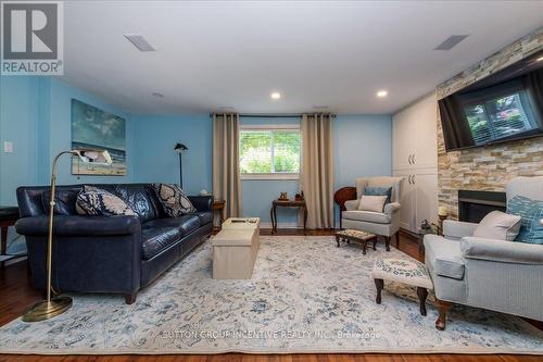 125 Gerald Avenue, Orillia, ON - Indoor Photo Showing Living Room With Fireplace