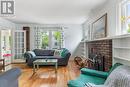 43 Shirley Ave, Moncton, NB  - Indoor Photo Showing Living Room With Fireplace 