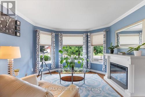 27 Sumac Terrace, Belleville, ON - Indoor Photo Showing Living Room With Fireplace