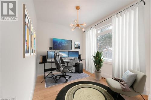 Virtually Staged - 102 Dawson Street, Waterloo, ON - Indoor Photo Showing Office