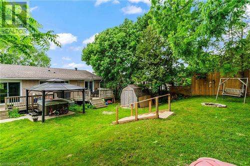 529 19Th Avenue, Hanover, ON - Outdoor With Deck Patio Veranda With Backyard