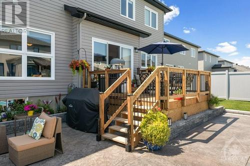 Upgraded Deck to Back Yard Pool Area - 633 Misty Street, Russell, ON - Outdoor With Deck Patio Veranda