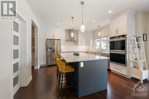 Kitchen and Island - 633 Misty Street, Russell, ON - Indoor Photo Showing Kitchen With Upgraded Kitchen