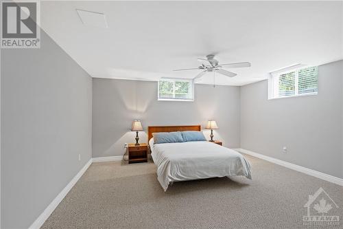 Lower Level Bedroom - 5426 Wadell Court, Manotick, ON - Indoor Photo Showing Bedroom