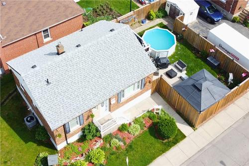 151 East 32Nd Street, Hamilton, ON - Outdoor With Above Ground Pool With Deck Patio Veranda