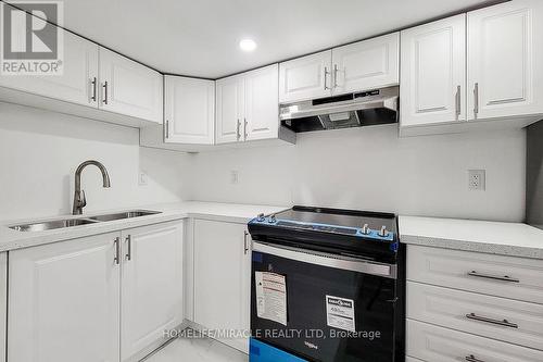 Bsmt - 18 Puritan Court, Hamilton, ON - Indoor Photo Showing Kitchen With Double Sink