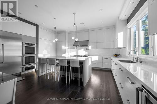 22 Birchcroft Road, Toronto, ON - Indoor Photo Showing Kitchen With Stainless Steel Kitchen With Upgraded Kitchen