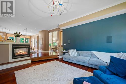 187 Mattucci Court, Vaughan, ON - Indoor Photo Showing Living Room With Fireplace