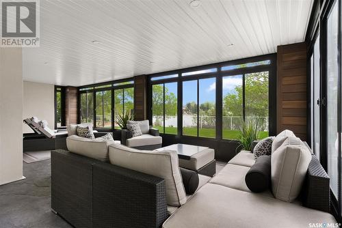 3156 Wimbledon Bay, Regina, SK -  With Deck Patio Veranda With Exterior