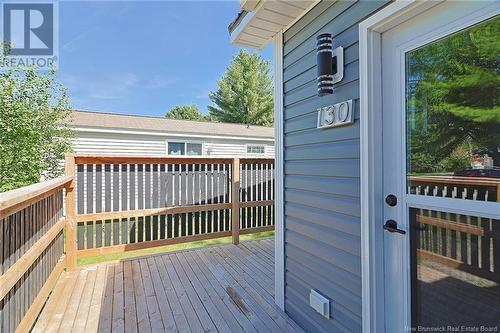 130 Moore Street, Fredericton, NB - Outdoor With Deck Patio Veranda With Exterior