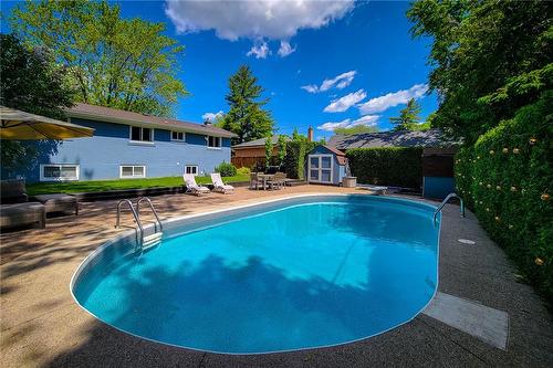 5426 Spruce Avenue, Burlington, ON - Outdoor With In Ground Pool With Backyard