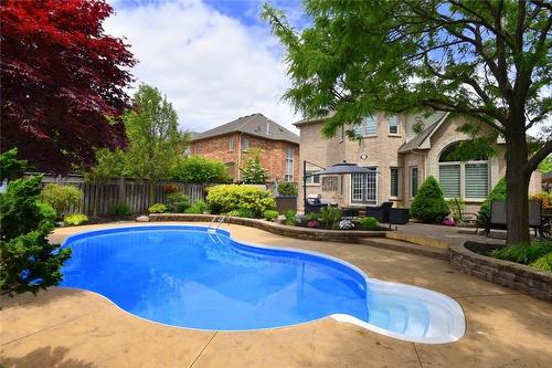 2516 Nicklaus Court, Burlington, ON - Outdoor With In Ground Pool With Backyard