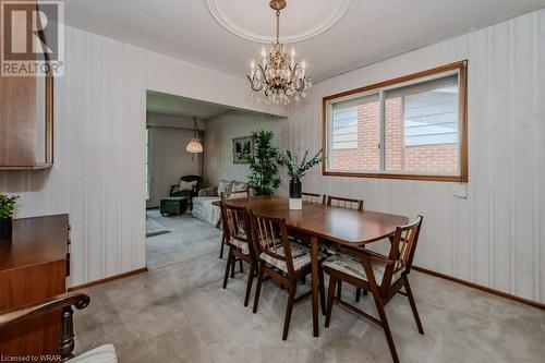 78 Champlain Crescent, Kitchener, ON - Indoor Photo Showing Dining Room