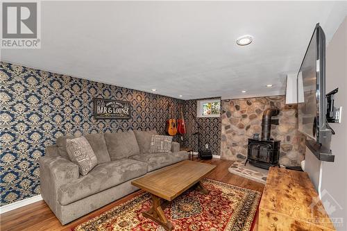 408 Pattie Drive, Carleton Place, ON - Indoor Photo Showing Living Room With Fireplace