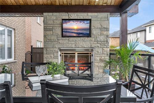 103 Dicenzo Drive, Hamilton, ON -  With Fireplace With Exterior