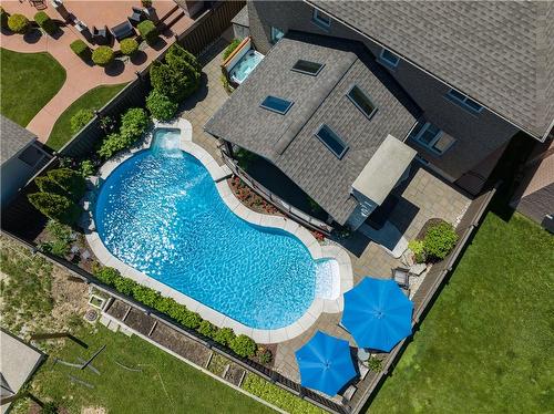 103 Dicenzo Drive, Hamilton, ON - Outdoor With In Ground Pool