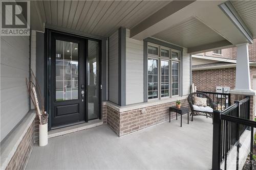 Front Porch - 109 Spindrift Circle, Manotick, ON - Outdoor With Deck Patio Veranda With Exterior