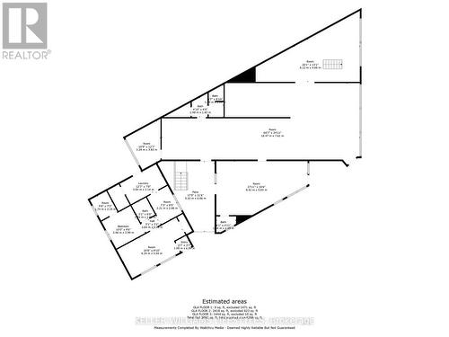 Main Floor Floorplan, Business & Auxiliary Unit - 239 Hamilton Road, London, ON 