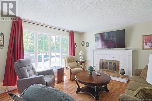 40 Matthews Court, Fredericton, NB - Indoor Photo Showing Living Room With Fireplace