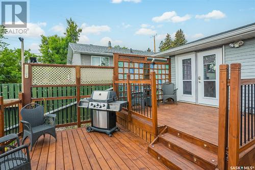 134 Witney Avenue S, Saskatoon, SK - Outdoor With Deck Patio Veranda With Exterior