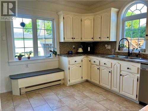 195 Sheriff Street, Grand Falls, NB - Indoor Photo Showing Kitchen With Double Sink