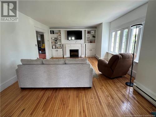 195 Sheriff Street, Grand Falls, NB - Indoor Photo Showing Living Room With Fireplace