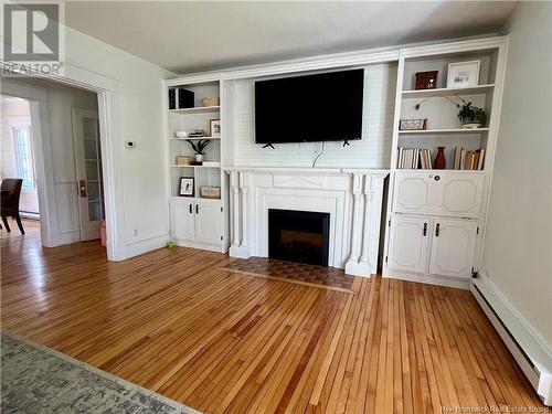 195 Sheriff Street, Grand Falls, NB - Indoor Photo Showing Living Room With Fireplace