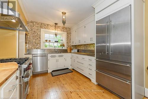 134 Dublin Street N, Guelph (Exhibition Park), ON - Indoor Photo Showing Kitchen With Stainless Steel Kitchen