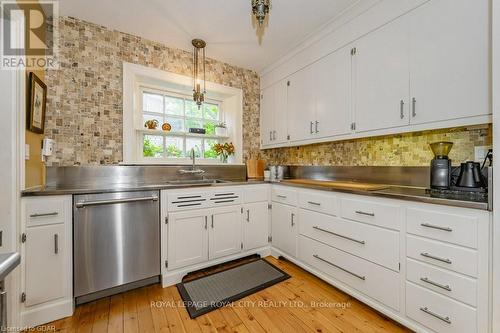 134 Dublin Street N, Guelph (Exhibition Park), ON - Indoor Photo Showing Kitchen With Double Sink