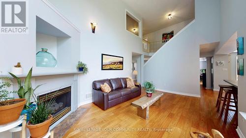 66 Auburn Lane, Clarington, ON - Indoor Photo Showing Living Room With Fireplace