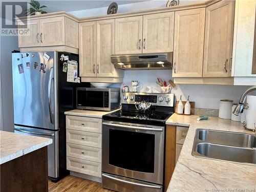 733 Rte 385, Lorne, NB - Indoor Photo Showing Kitchen With Double Sink