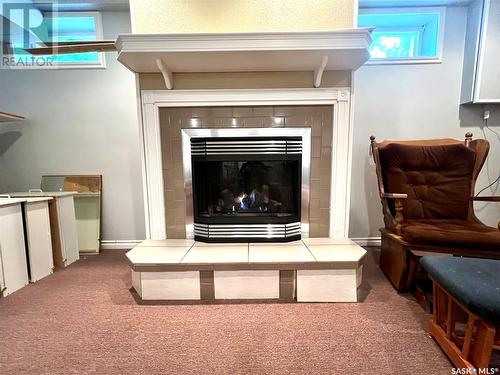 202 Gertrude Avenue, Canora, SK - Indoor With Fireplace