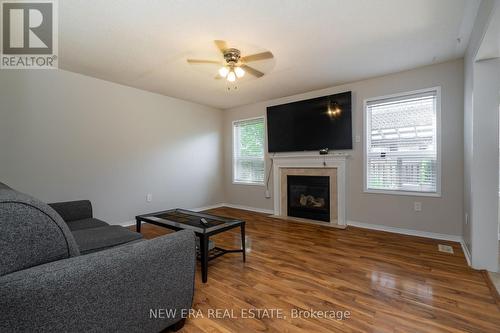40 Ranchero Drive, Brampton, ON - Indoor Photo Showing Living Room With Fireplace